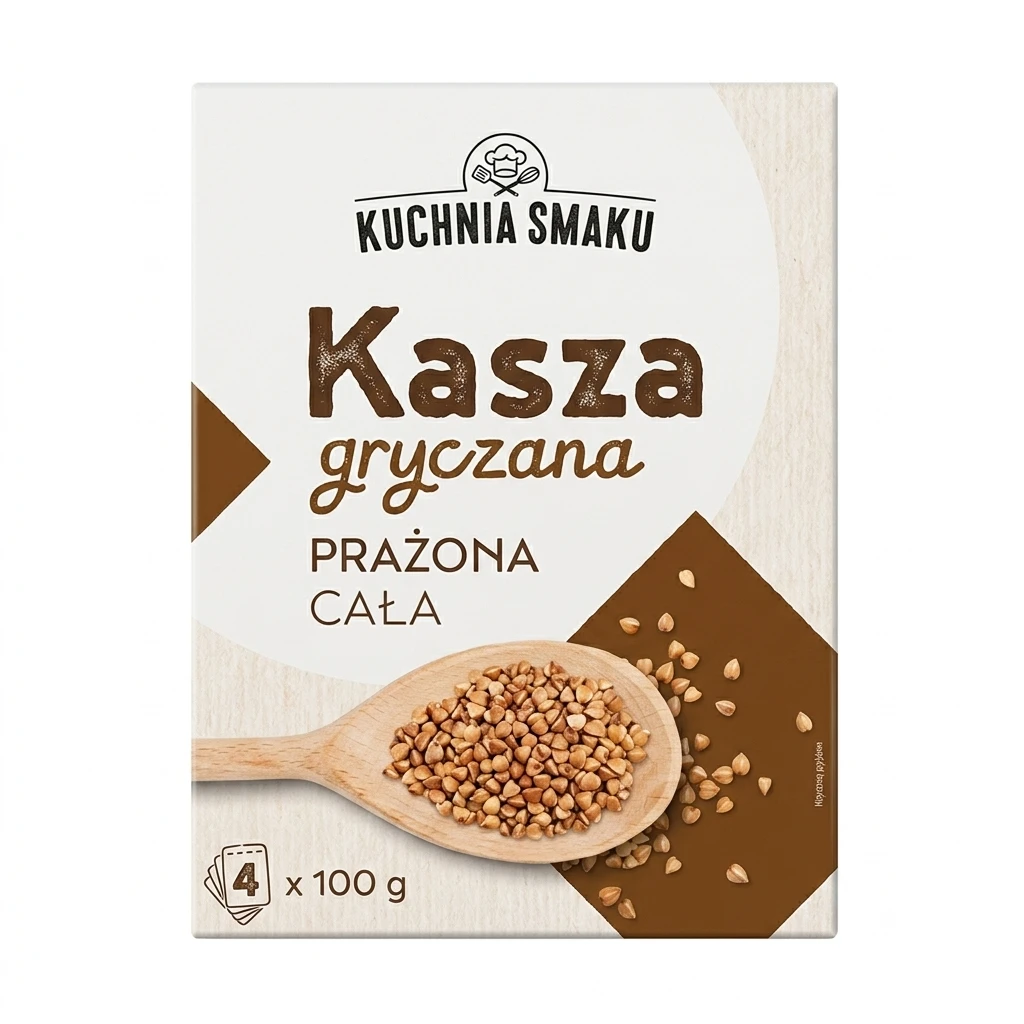 Kasza gryczana prażona Kuchnia Smaku 4x100g