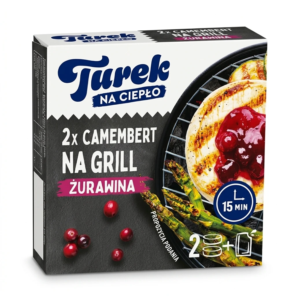 Ser na grill z żurawiną Turek 2x100g+30g