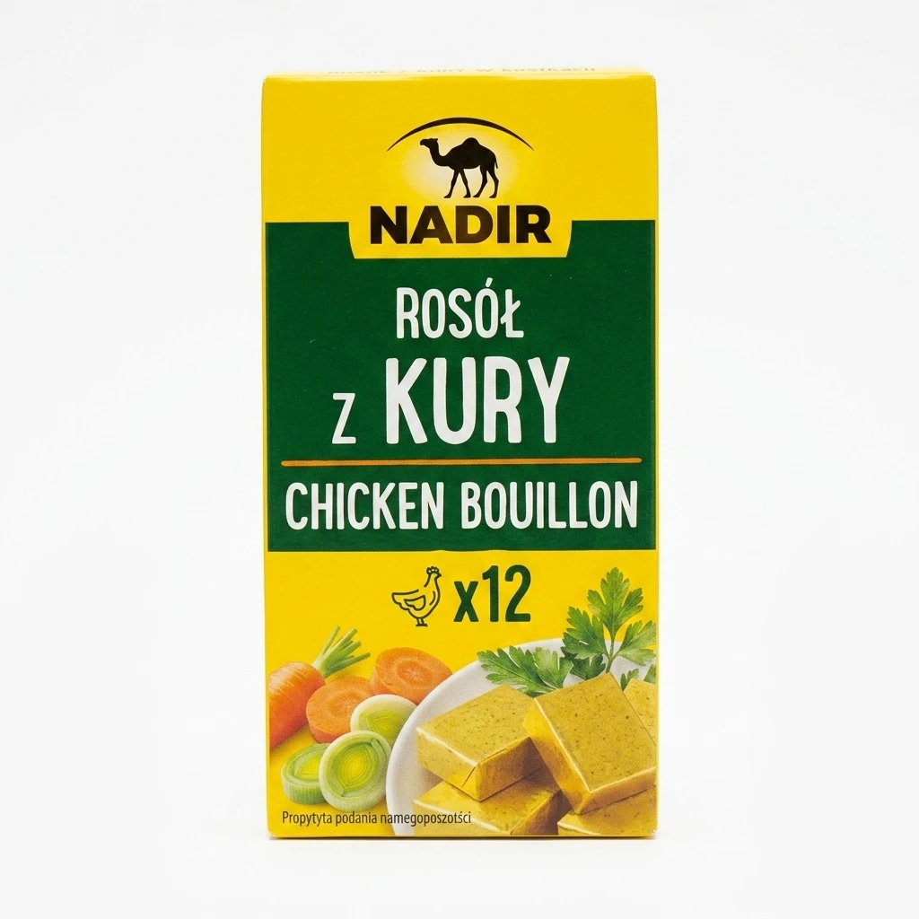 Rosół z kury w kostkach Nadir 120g