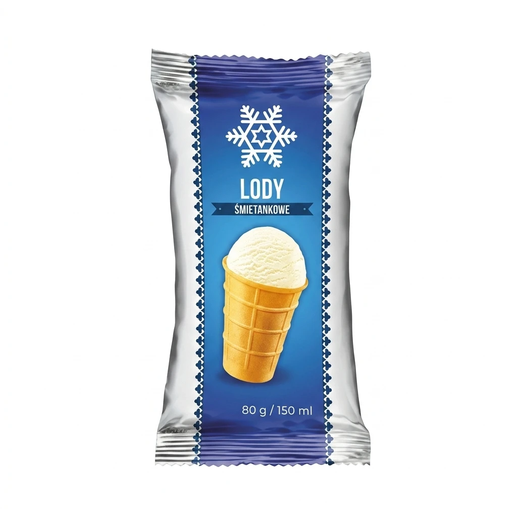Lody śmietankowe Plombir Śnieżynka 150ml
