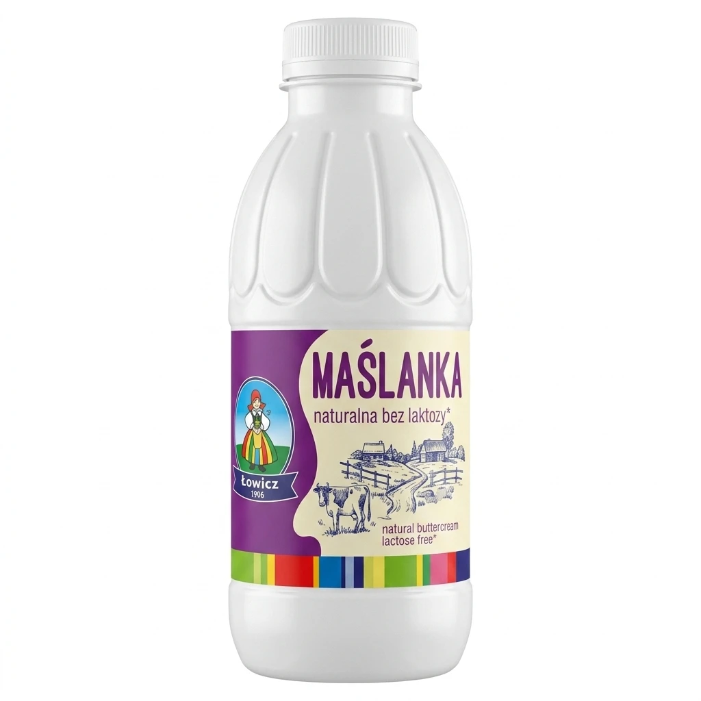 Maślanka naturalna bez laktozy Osm Łowicz 500g