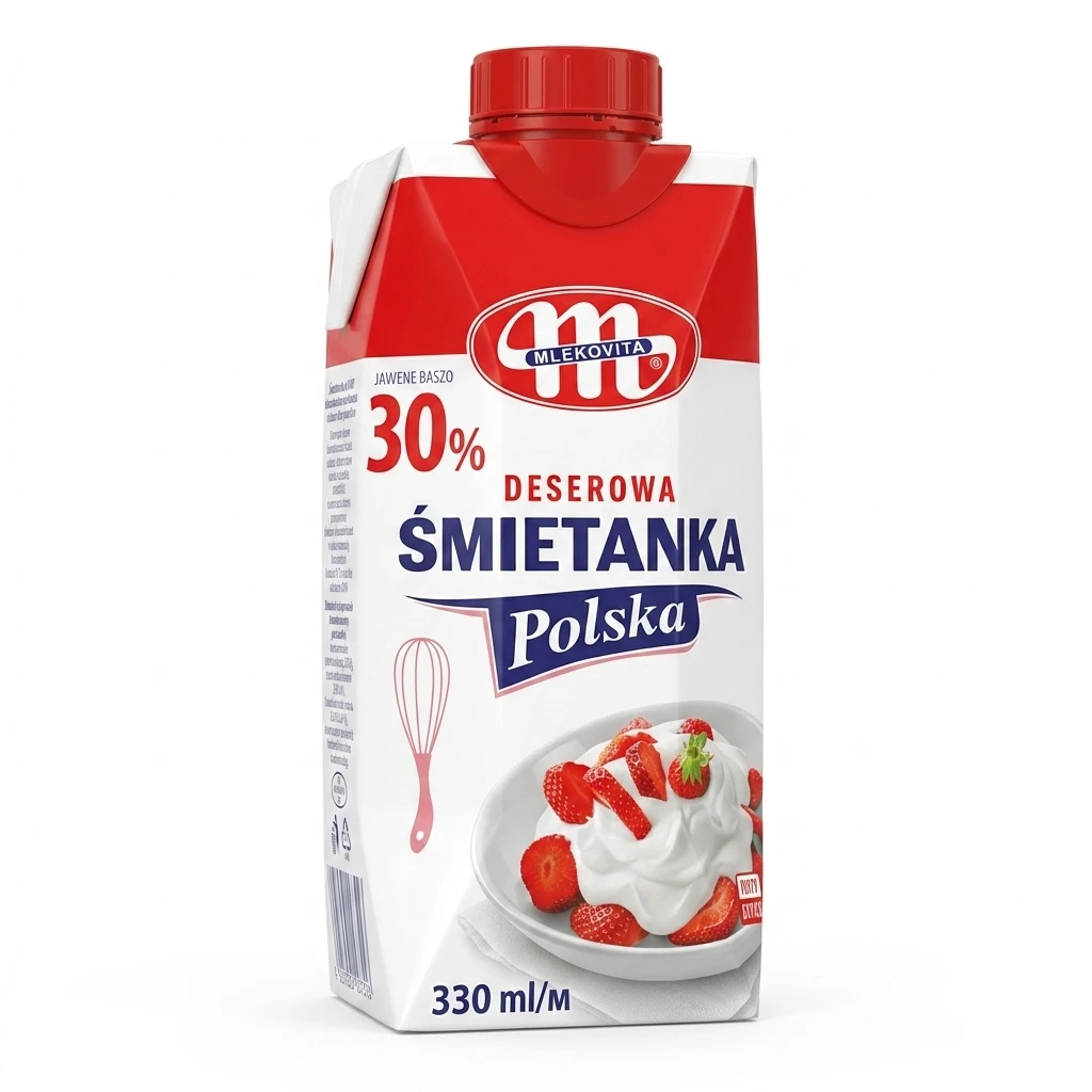 Śmietanka UHT 30% deserowa Polska Mlekovita 330ml