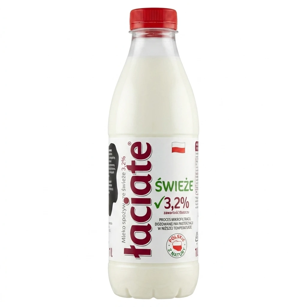 Mleko spożywcze świeże 3,2% Łaciate 1l