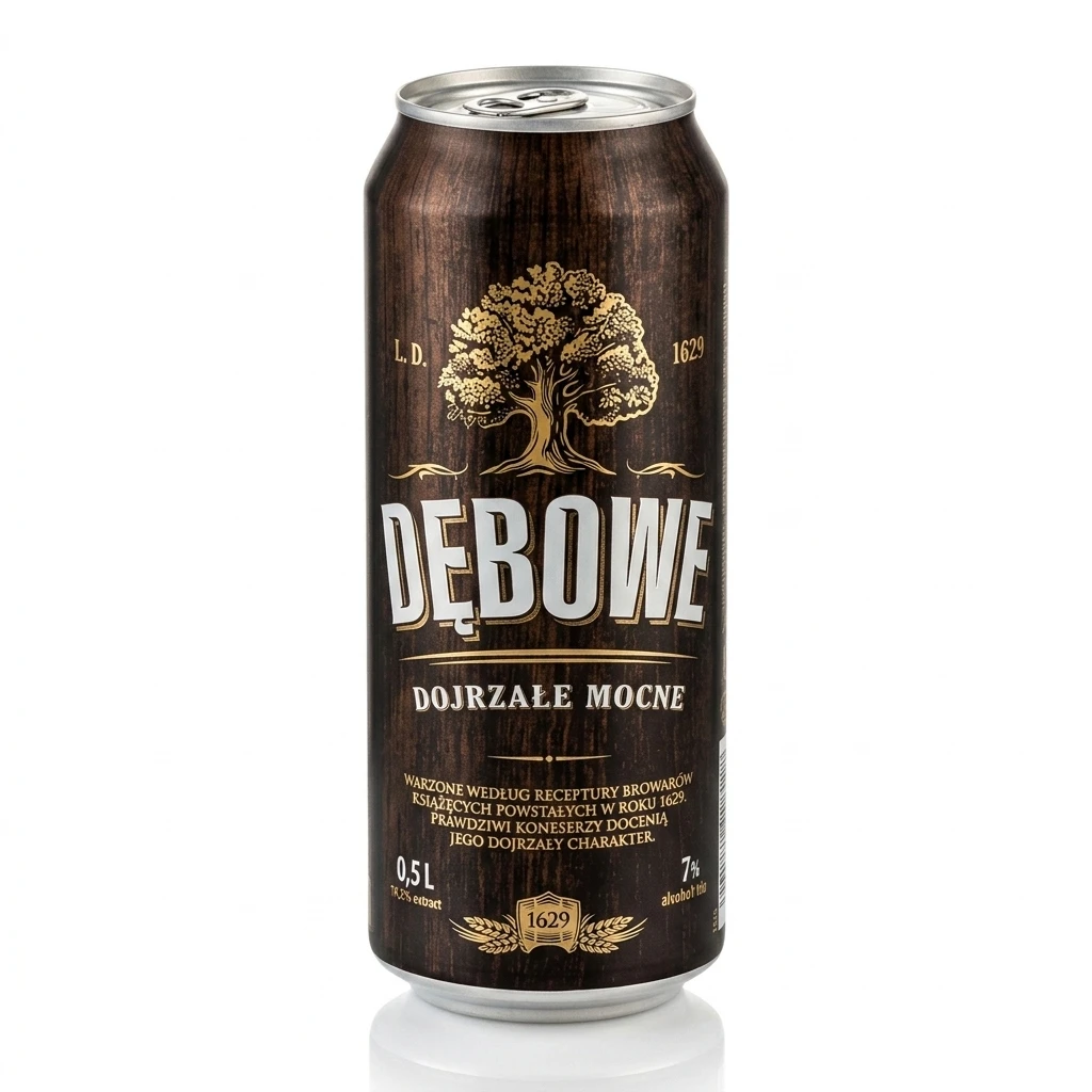 Piwo Dębowe mocne 0,5l 7% puszka