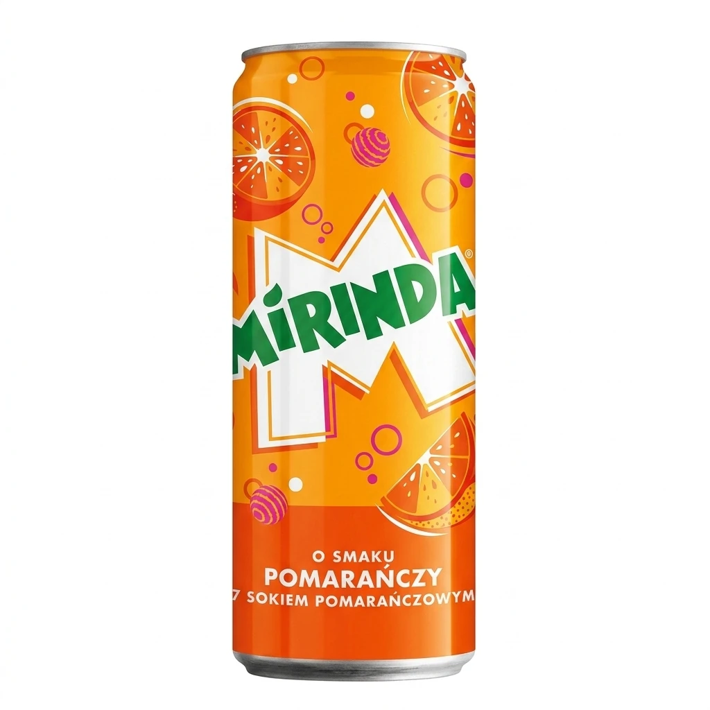 Napój Gaz. Mirinda 330ml Puszka