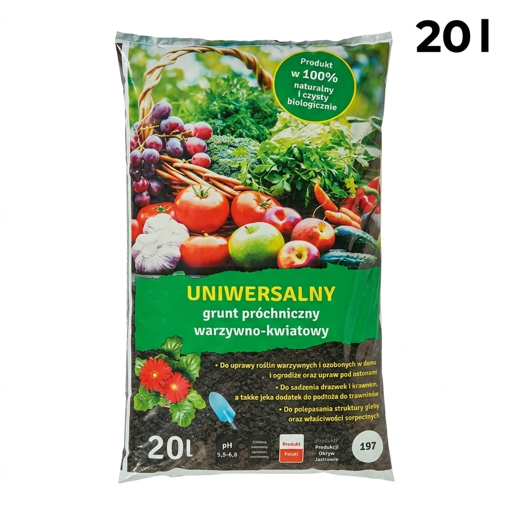 Ziemia kwiatowa uniwersalna 20l