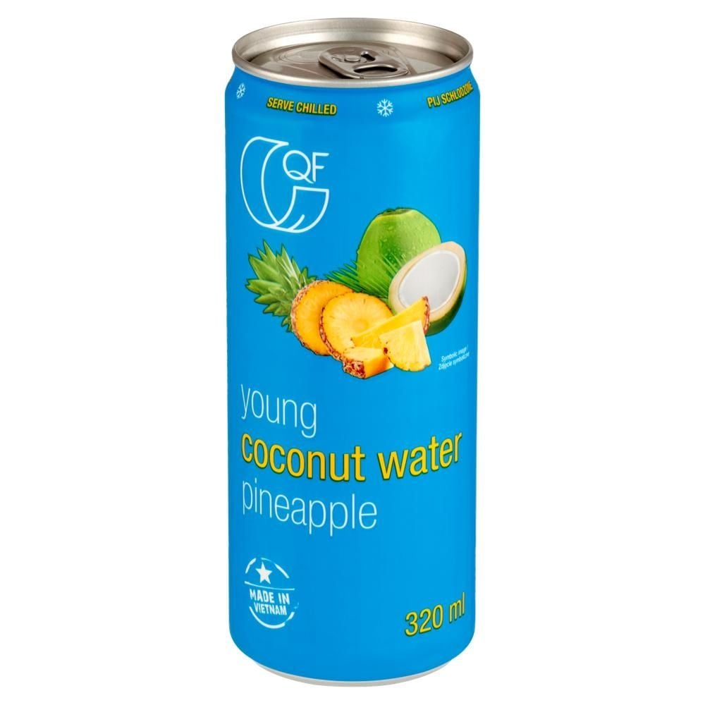QF Woda kokosowa z sokiem z ananasa 320 ml