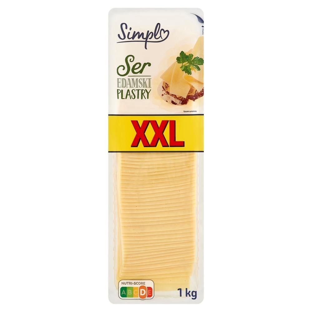 Simpl XXL Ser edamski plastry 1 kg