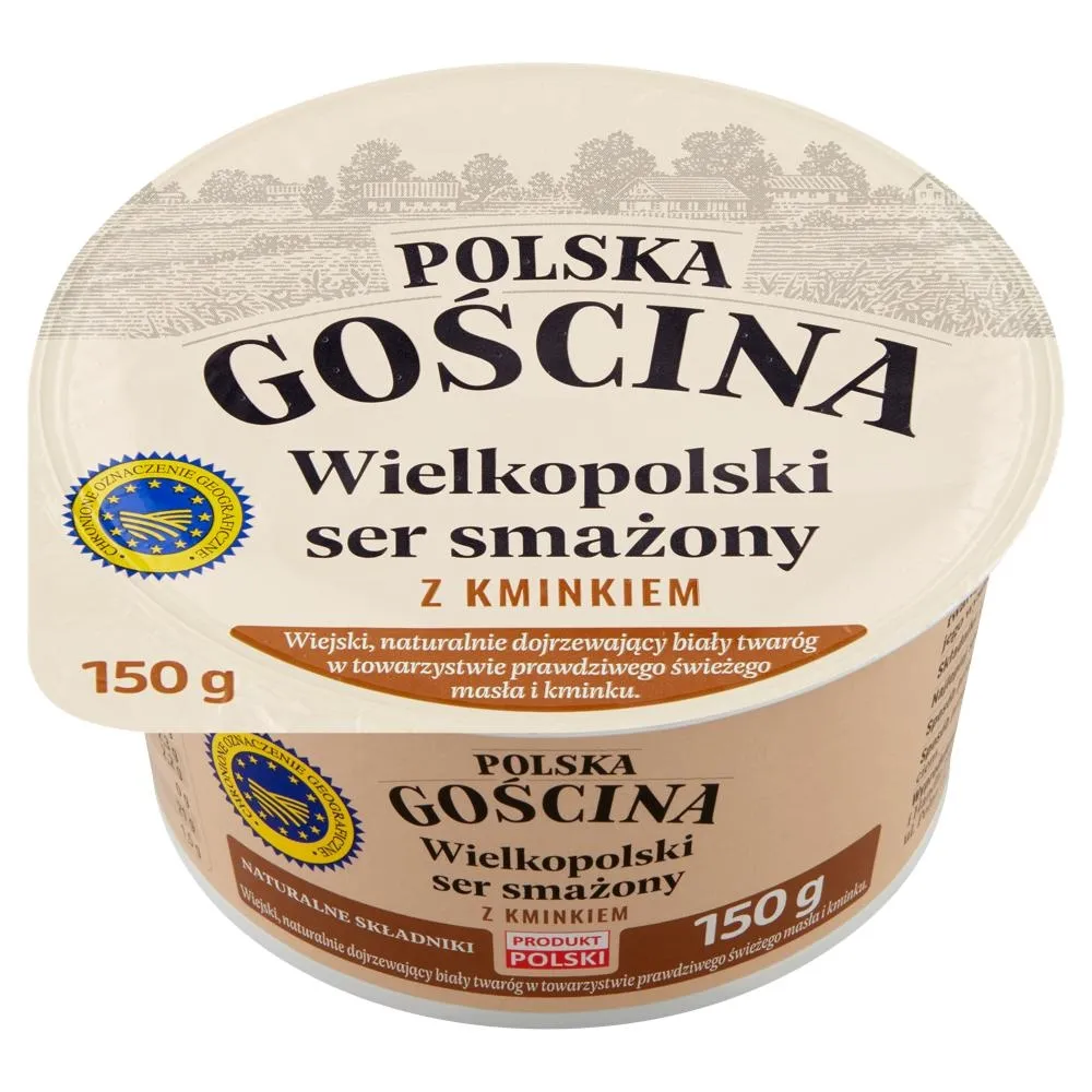 Polska Gościna Wielkopolski ser smażony z kminkiem 150 g