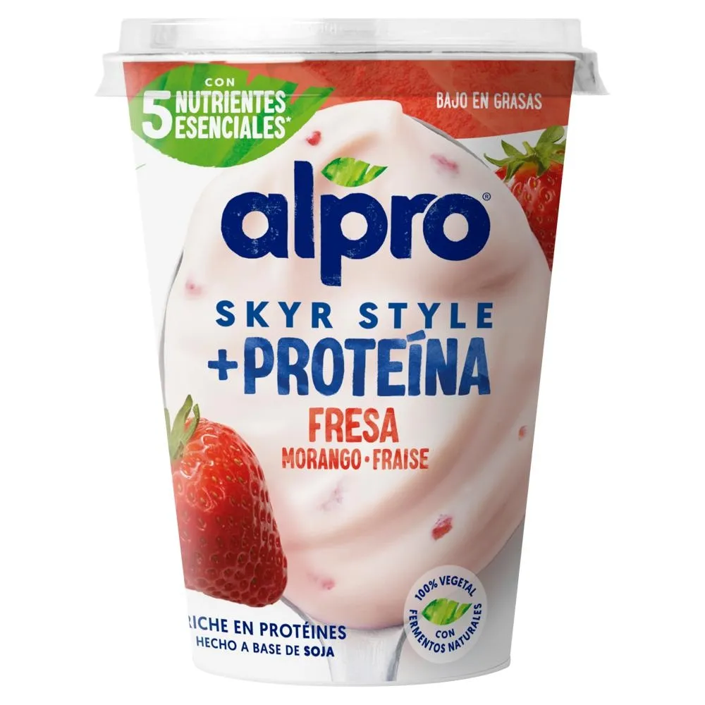 Alpro Produkt sojowy w stylu skyr truskawka 400 g