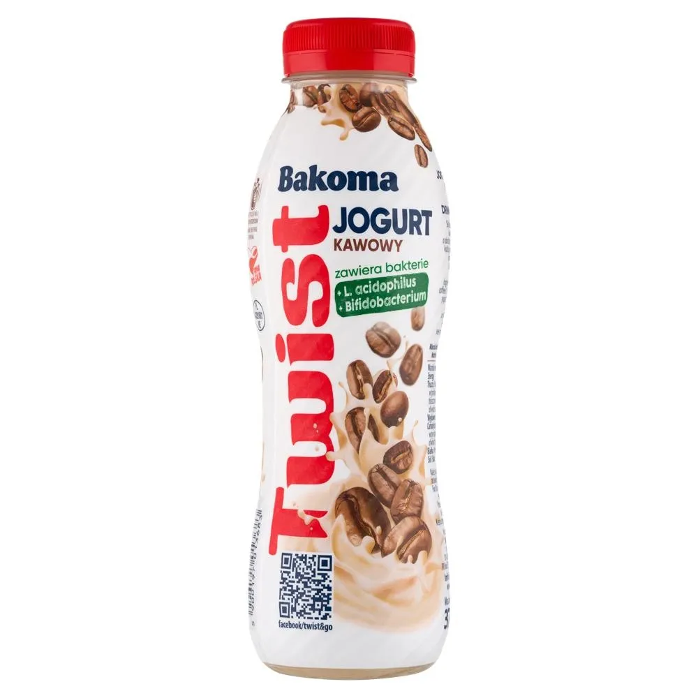 Bakoma Twist Jogurt kawowy 370 g