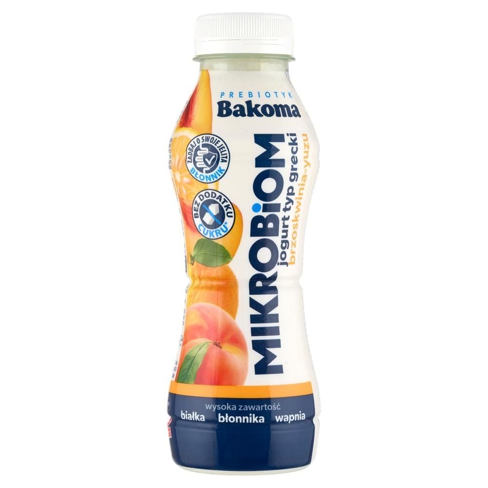 Bakoma Mikrobiom Jogurt typ grecki brzoskwinia-yuzu 300 g
