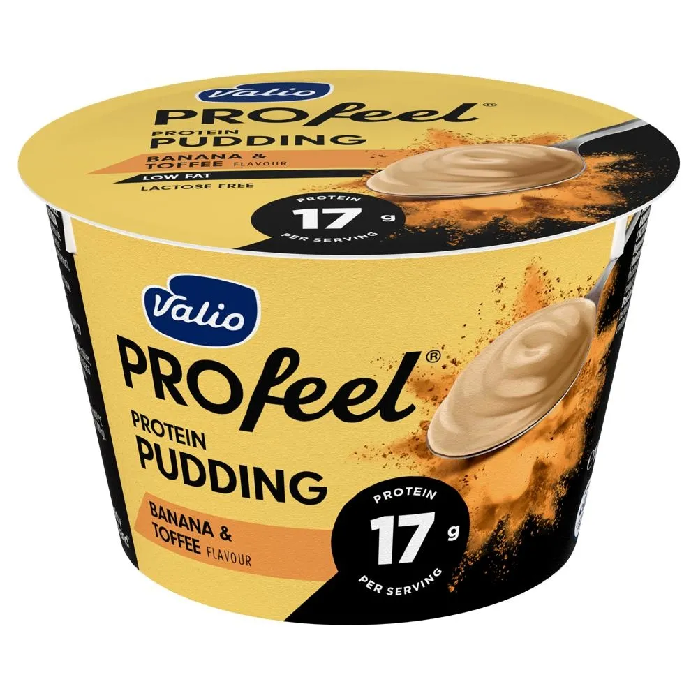 Valio Profeel Pudding wysokobiałkowy o smaku banana i toffi 180 g