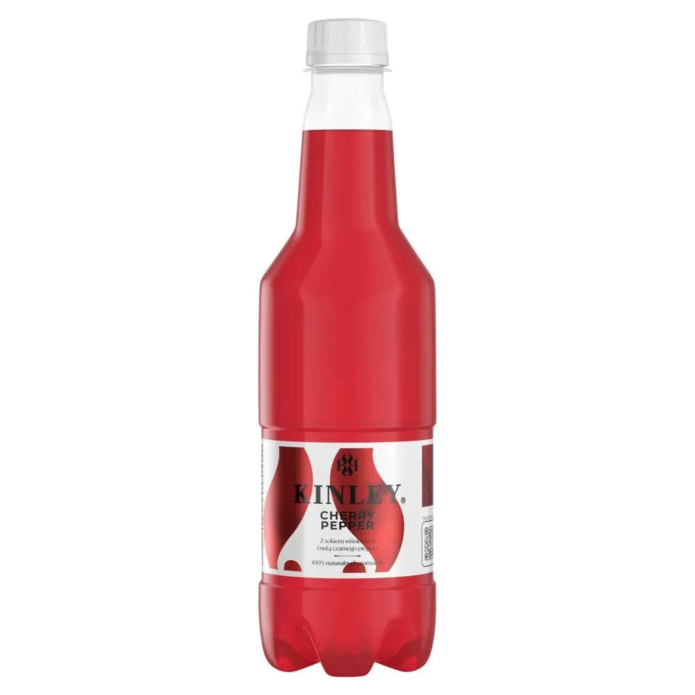 Kinley Cherry Pepper Napój gazowany bezalkoholowy 500 ml
