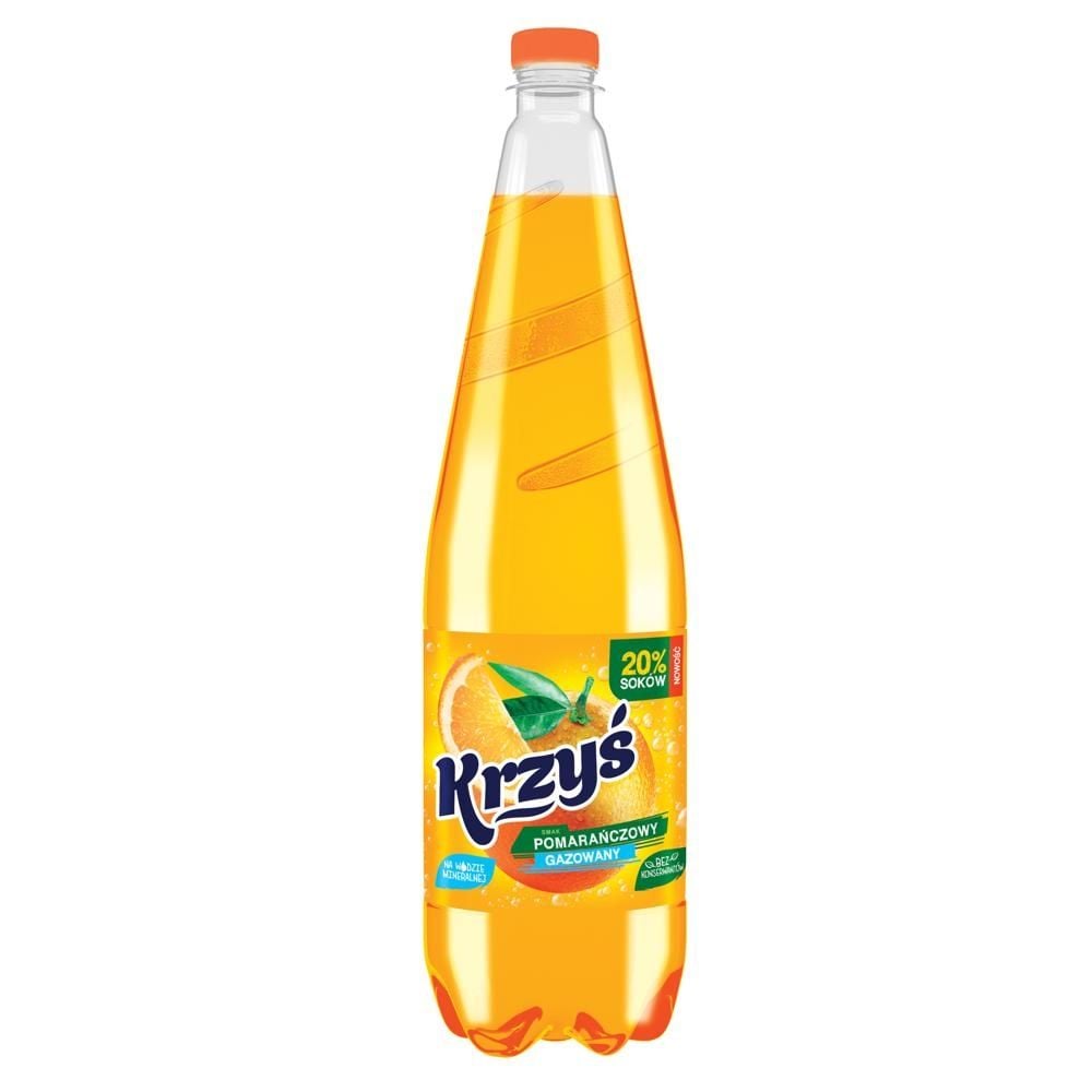 Krzyś Napój gazowany smak pomarańczowy 1,25 l
