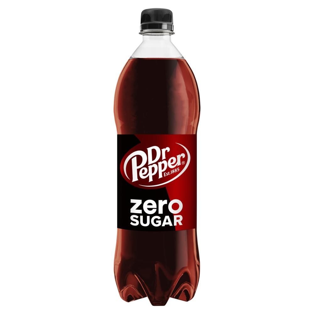 Dr Pepper Zero Sugar Napój gazowany o smaku owocowym 0,85 l