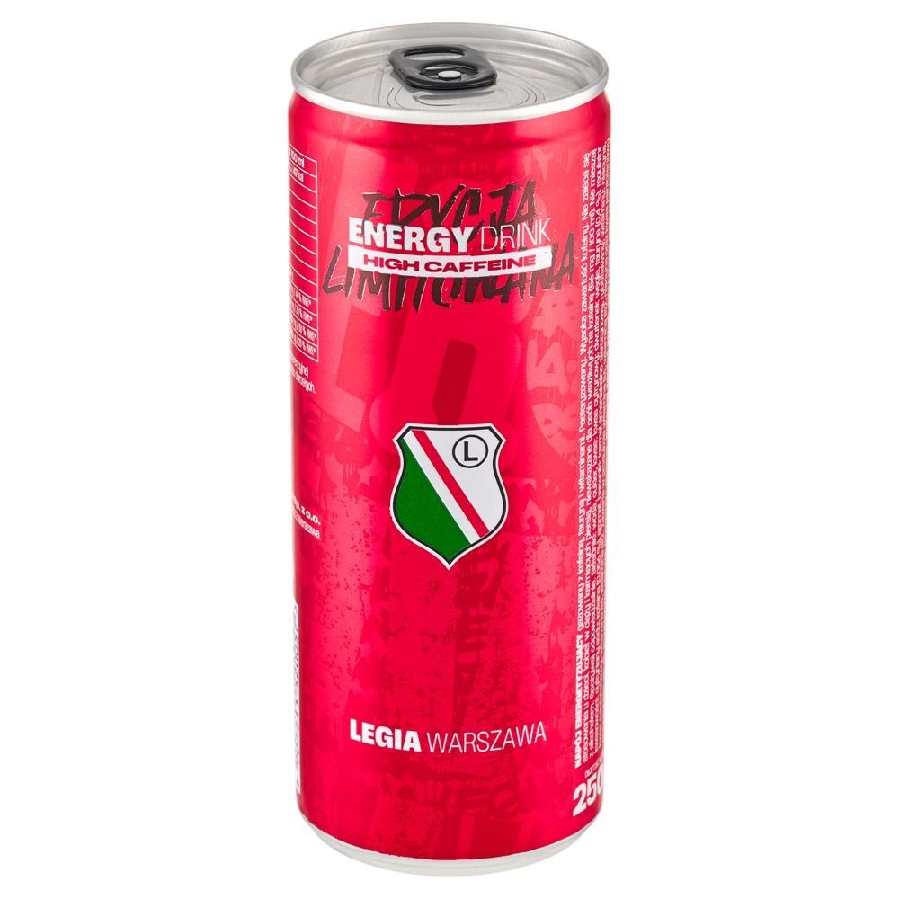 Legia Warszawa High Caffeine Napój energetyzujący gazowany 250 ml