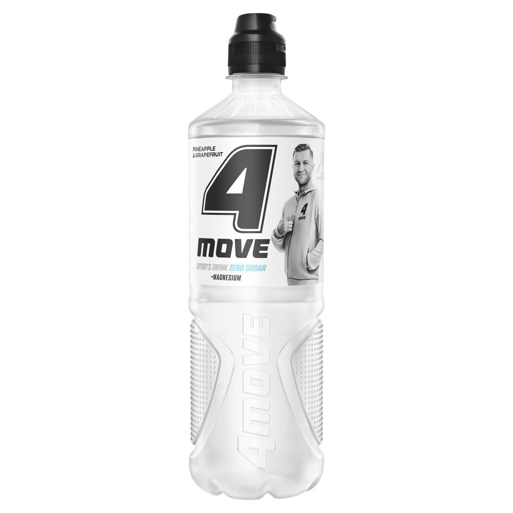 4Move Zero Sugar Napój niegazowany o smaku ananas-grejpfrut 750 ml