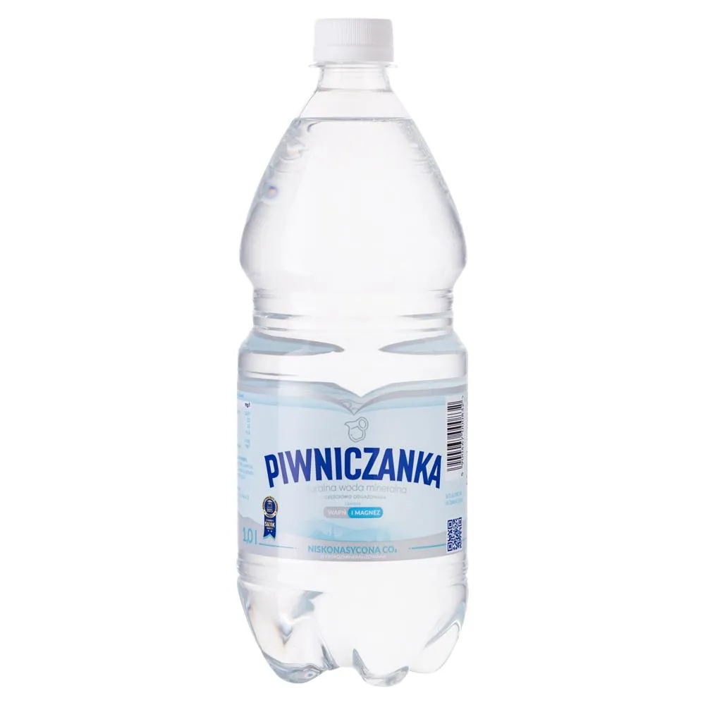 Piwniczanka Naturalna woda mineralna niskonasycona CO₂ 1 l