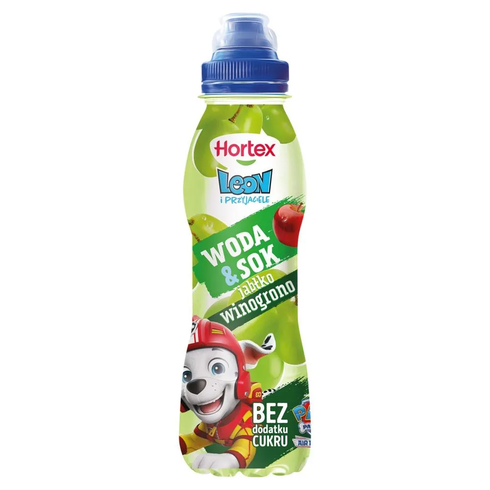 Hortex Leon i Przyjaciele Napój owocowy jabłko winogrono 400 ml