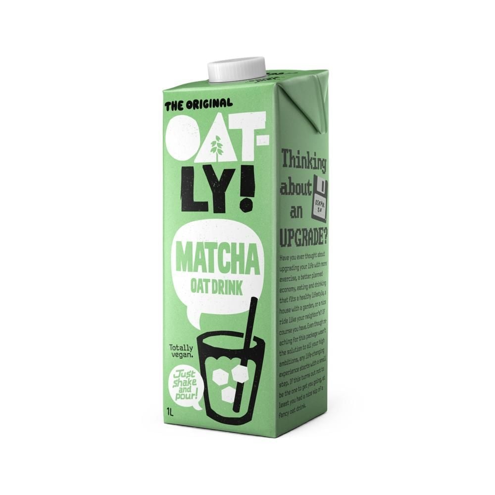 Oatly! Napój owsiany z zieloną herbatą matcha 1 l