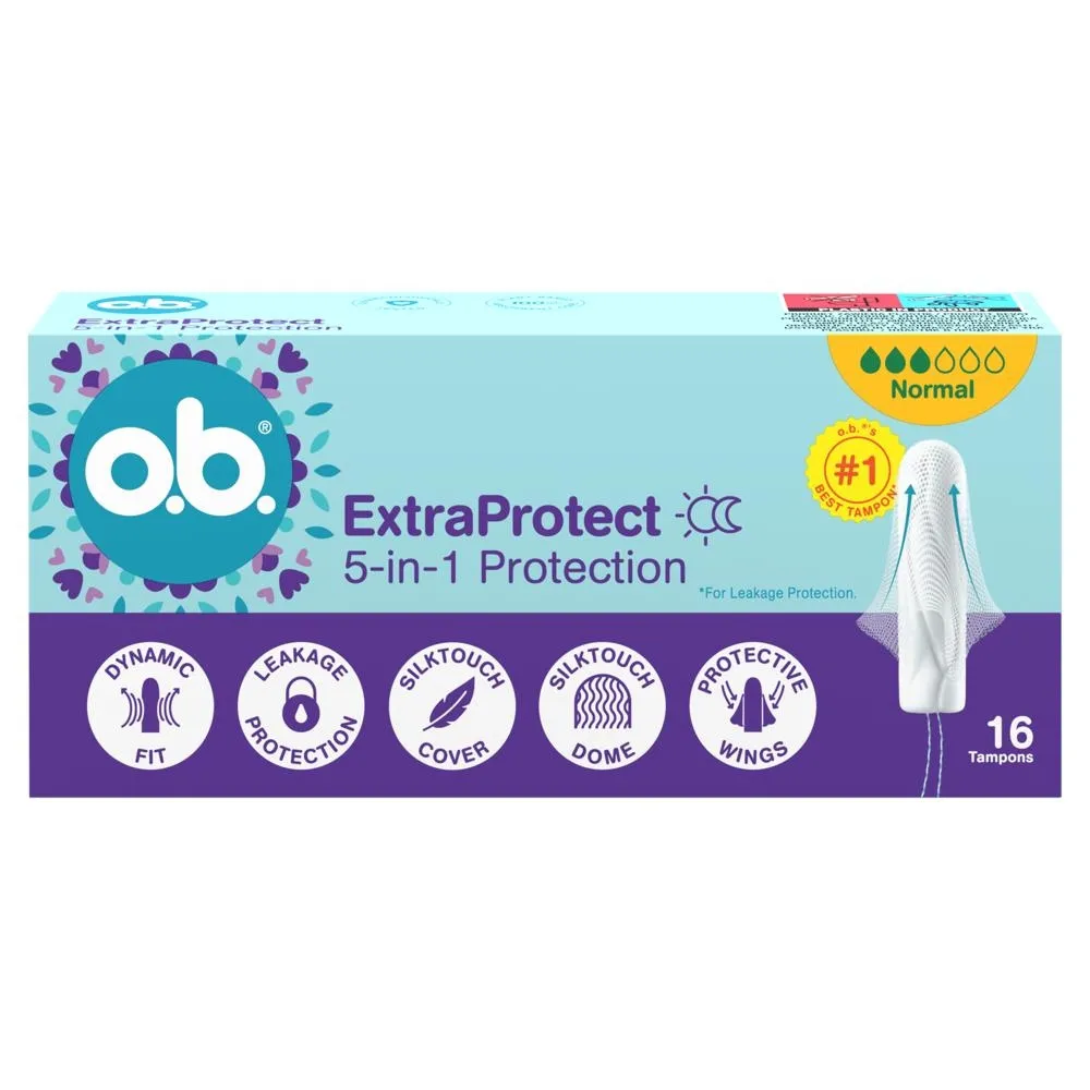 O.B. ExtraProtect Normal Tampony 16 sztuk