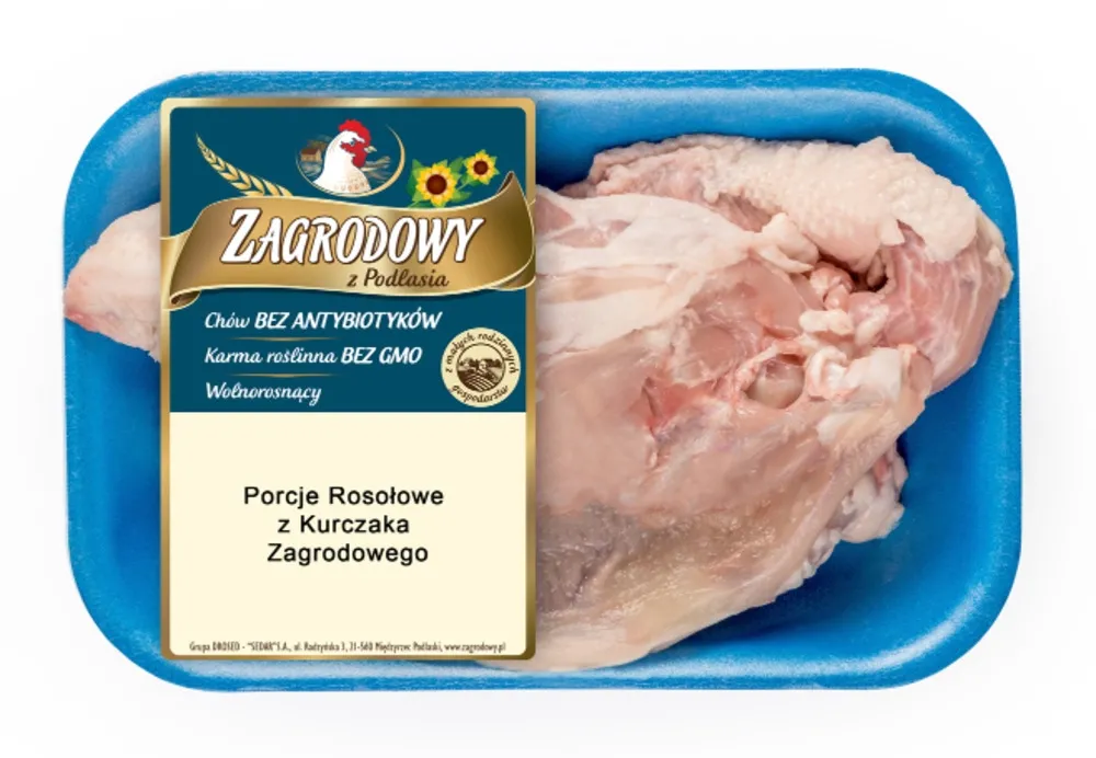 Porcje rosołowe z Kurczaka Zagrodowego tacka
