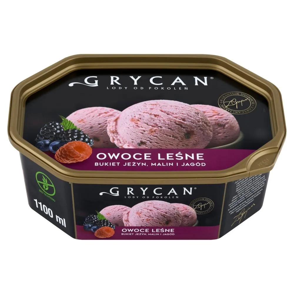 Grycan Lody owoce leśne bukiet jeżyn malin i jagód 1100 ml