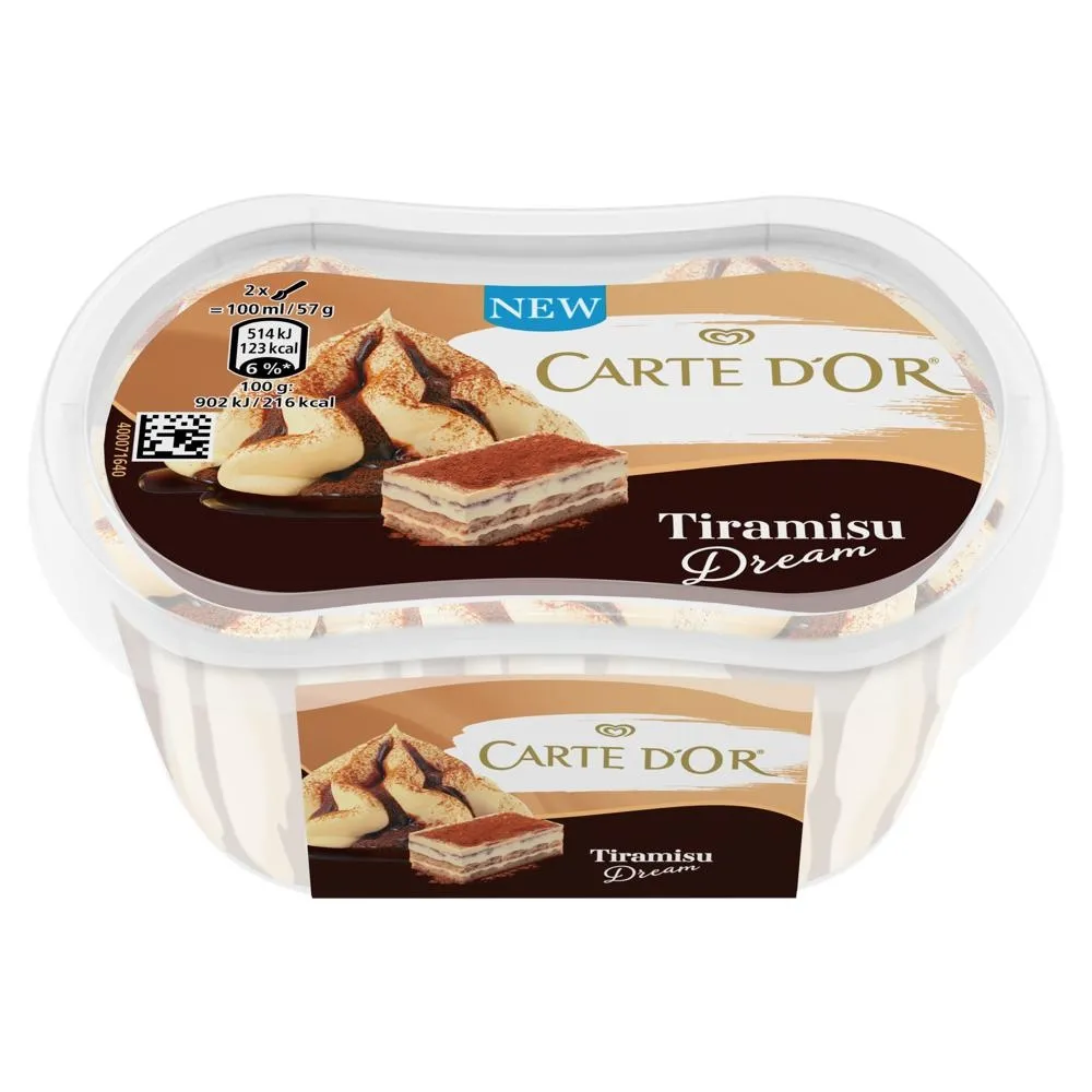 Carte d'Or Lody o smaku tiramisu z sosem kawowym 200 ml