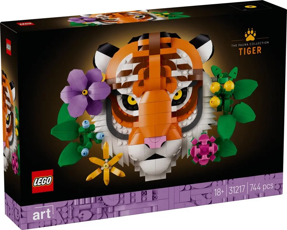 LEGO Art Kolekcja zwierząt — tygrys 31217