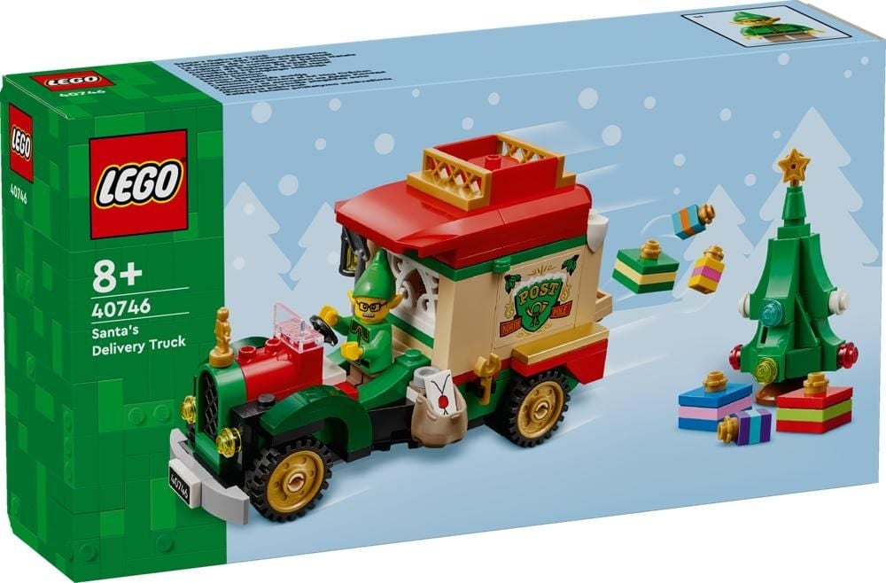 LEGO Iconic 40746 Ciężarówka Świętego Mikołaja