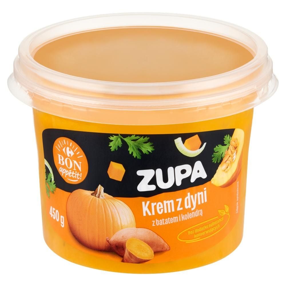 Carrefour Bon Appétit! Zupa krem z dyni z batatem i kolendrą 450 g