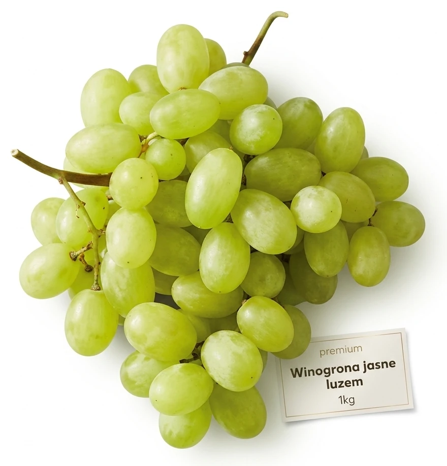 Winogrona jasne luzem