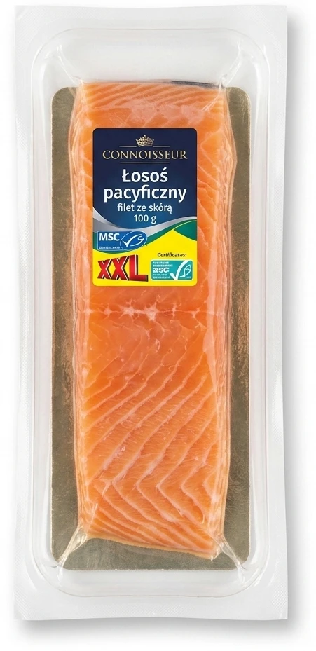 Connoisseur Łosoś pacyficzny filet ze skórą