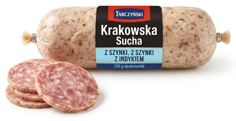 Tarczyński Krakowska sucha z szynki, z szynki z indykiem