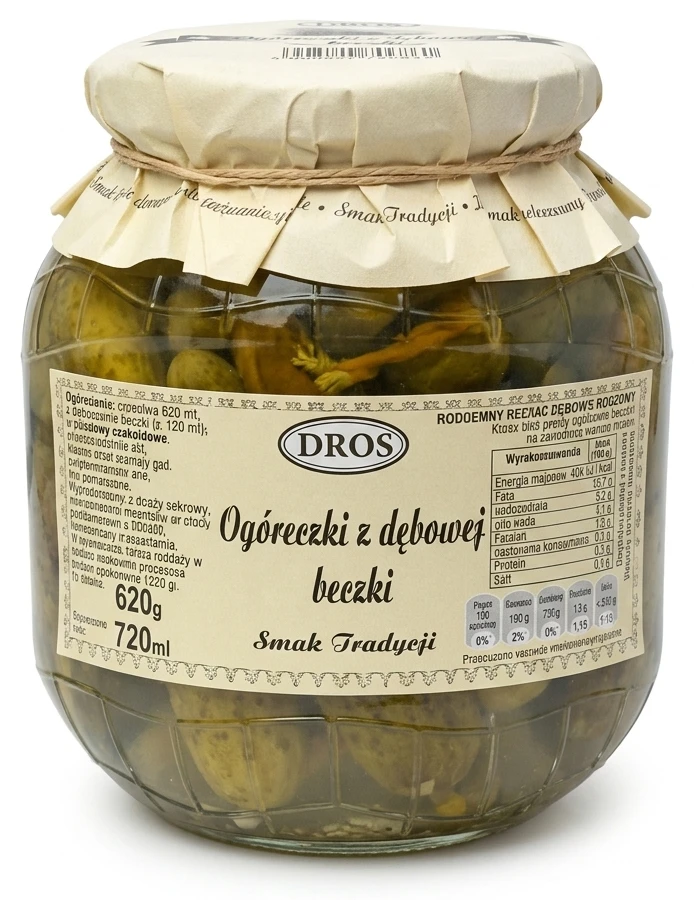 Ogóreczki z dębowej beczki