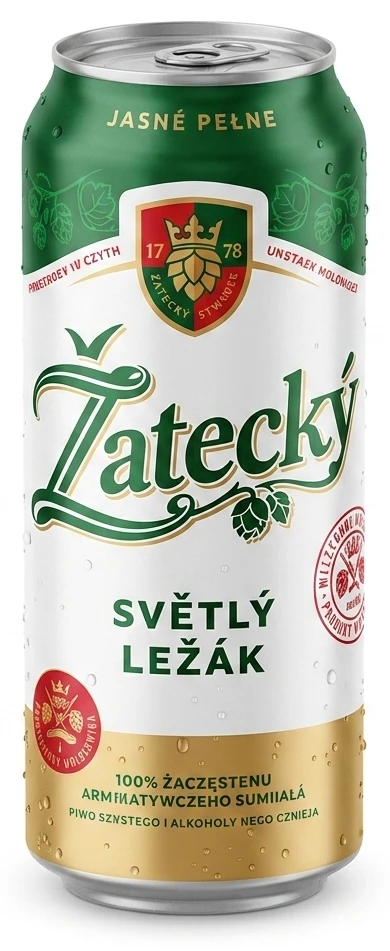 Žatecký Světlý Ležák, Černý