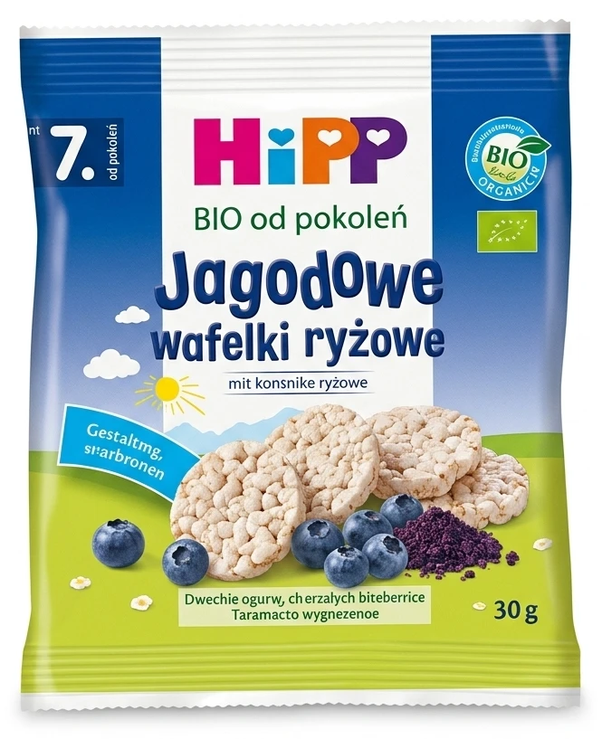 HIPP Wafelki ryżowe BIO