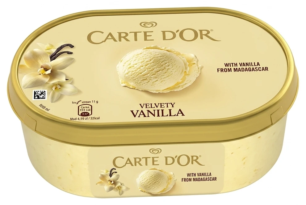 Lody CARTE D'OR wybrane rodzaje