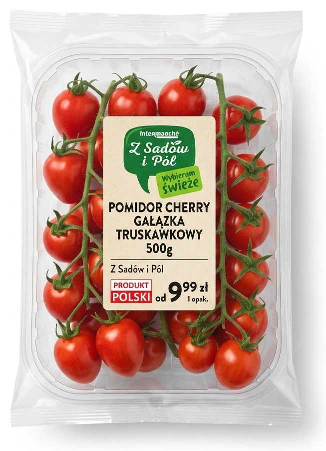 Pomidor cherry gałązka truskawkowy
