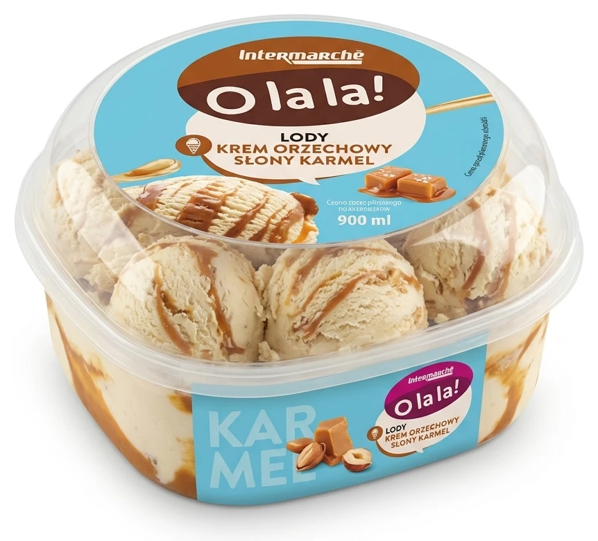 Lody O LA LA! Krem orzechowy słony karmel wybrane rodzaje
