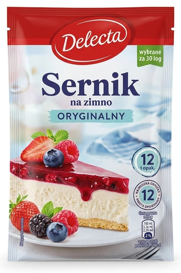 Sernik na zimno DELECTA Oryginalny