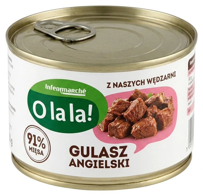 Konserwa O LA LA! wybrane rodzaje