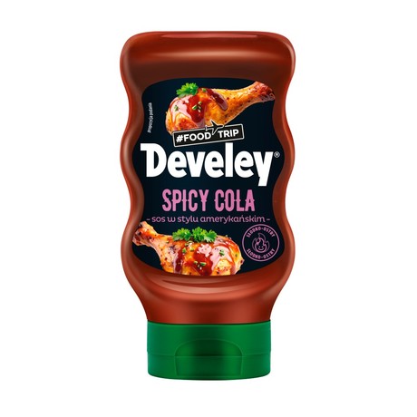 Develey Food Trip Spicy Cola Sos w stylu amerykańskim 315 ml