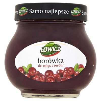 Łowicz Borówka do mięs i serów 8 x 230 g