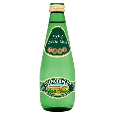 OSTROMECKO Woda mineralna niegazowana 12x300ml butelka szklana