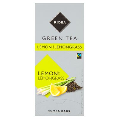 RIOBA Lemon and Lemongras Green Tea Herbata 25 kopert 50g