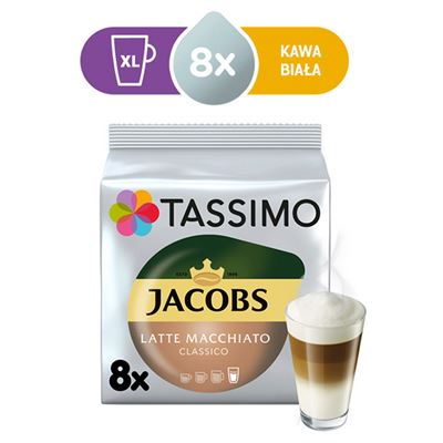 TASSIMO Jacobs Latte Macchiato Classico 475g (8+8 kapsułek)