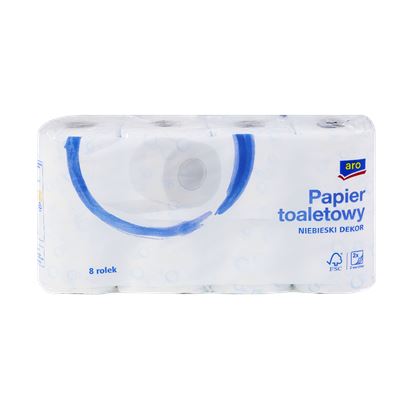 aro Papier toaletowy 8 rolek x 170 listków