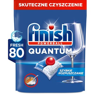 finish Quantum Fresh Kapsułki do mycia naczyń w zmywarce 80 sztuk